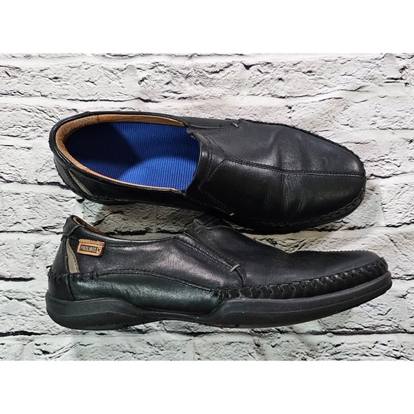 Pikolinos San Telmo Slip On Shoes Loafer Black Leather MENS SZ 6 - 6.5 EU 39 main image 9